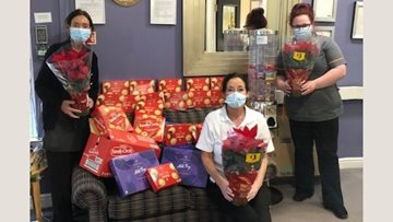 Runcorn care home receives festive donation